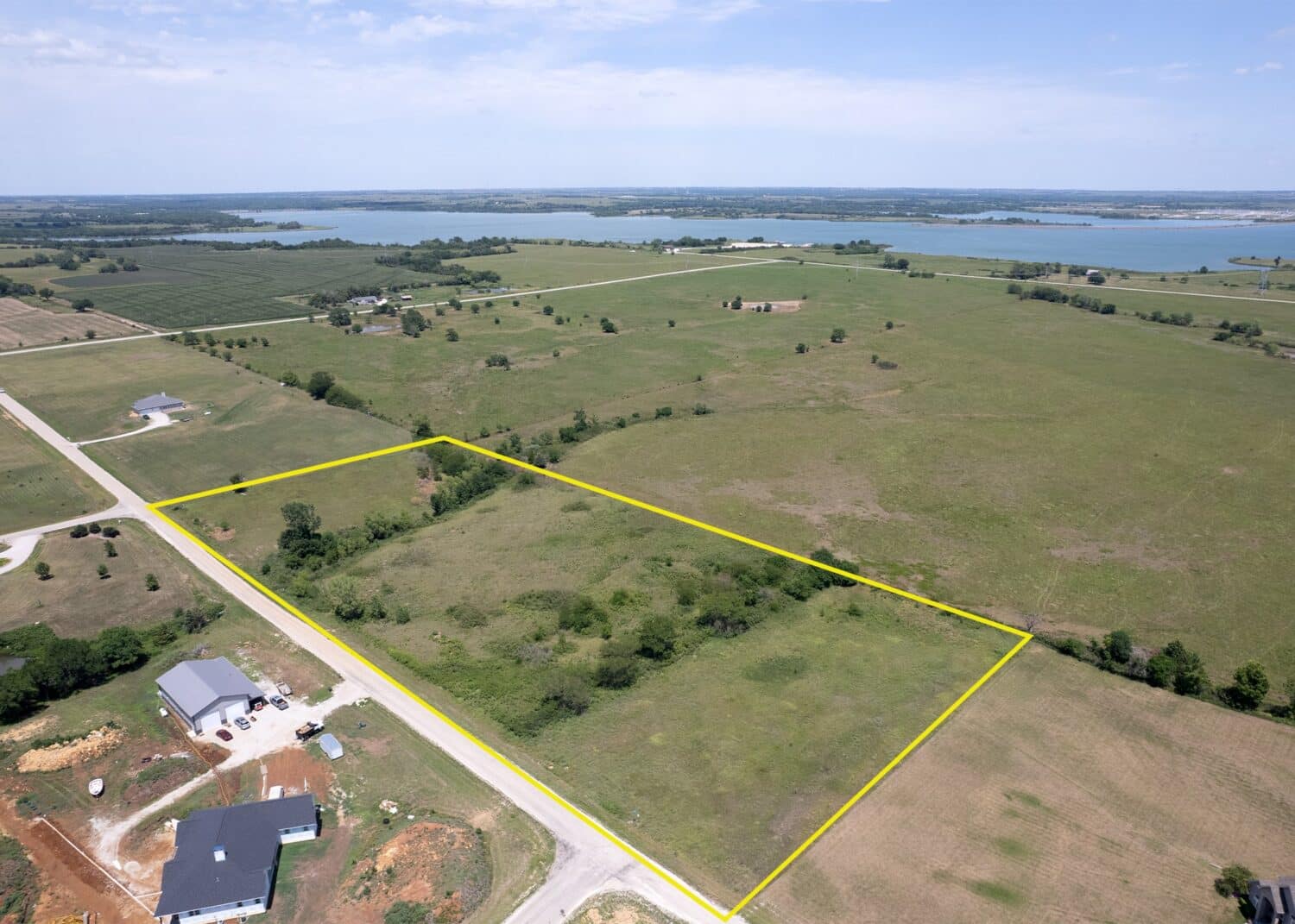 Country Estates BuildSite with Lake View Vaughn Roth Land Brokers